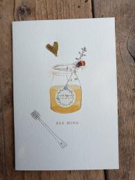 Elena Deshmukh Bee Mine Honey Card Sally Bourne Interiors London Muswell Hill Greeting Cards